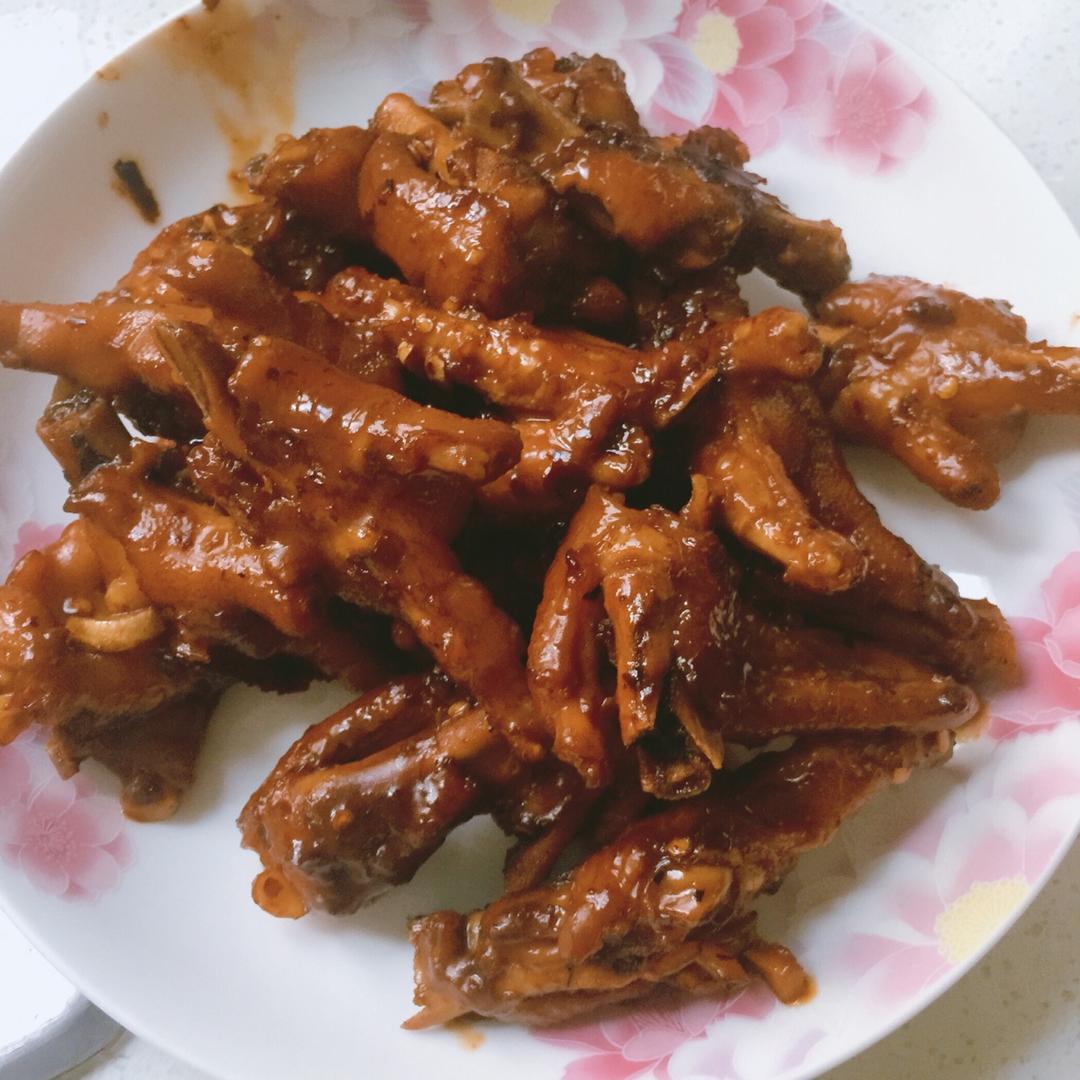 香辣烧鸡爪