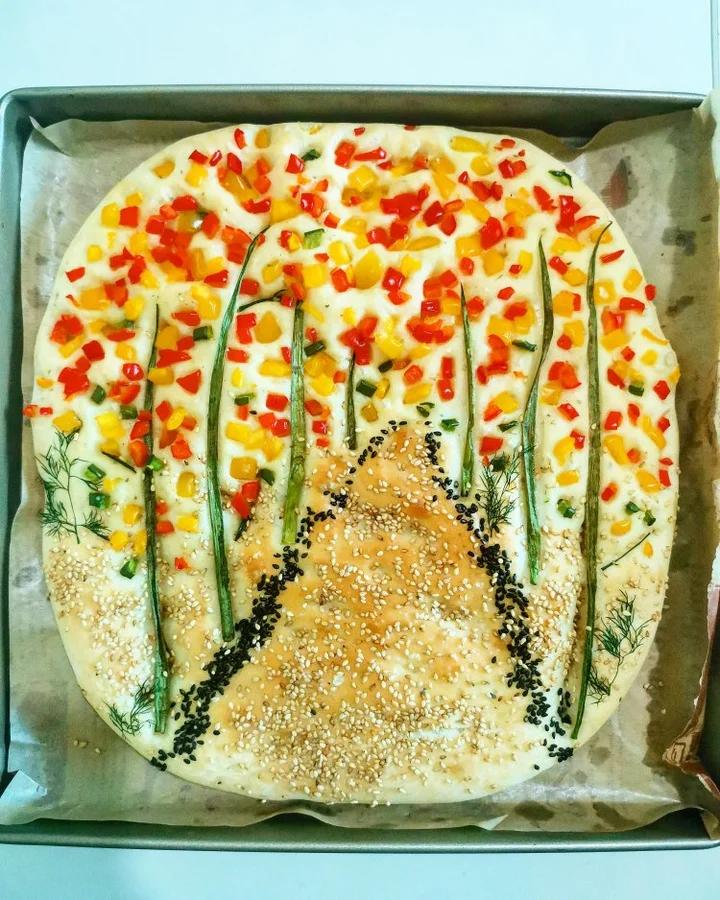 面包｜又美又香的佛卡夏面包Focaccia