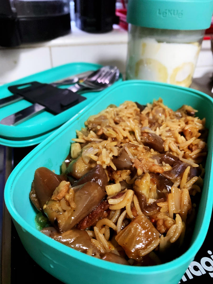 茄子牛肉烩饭