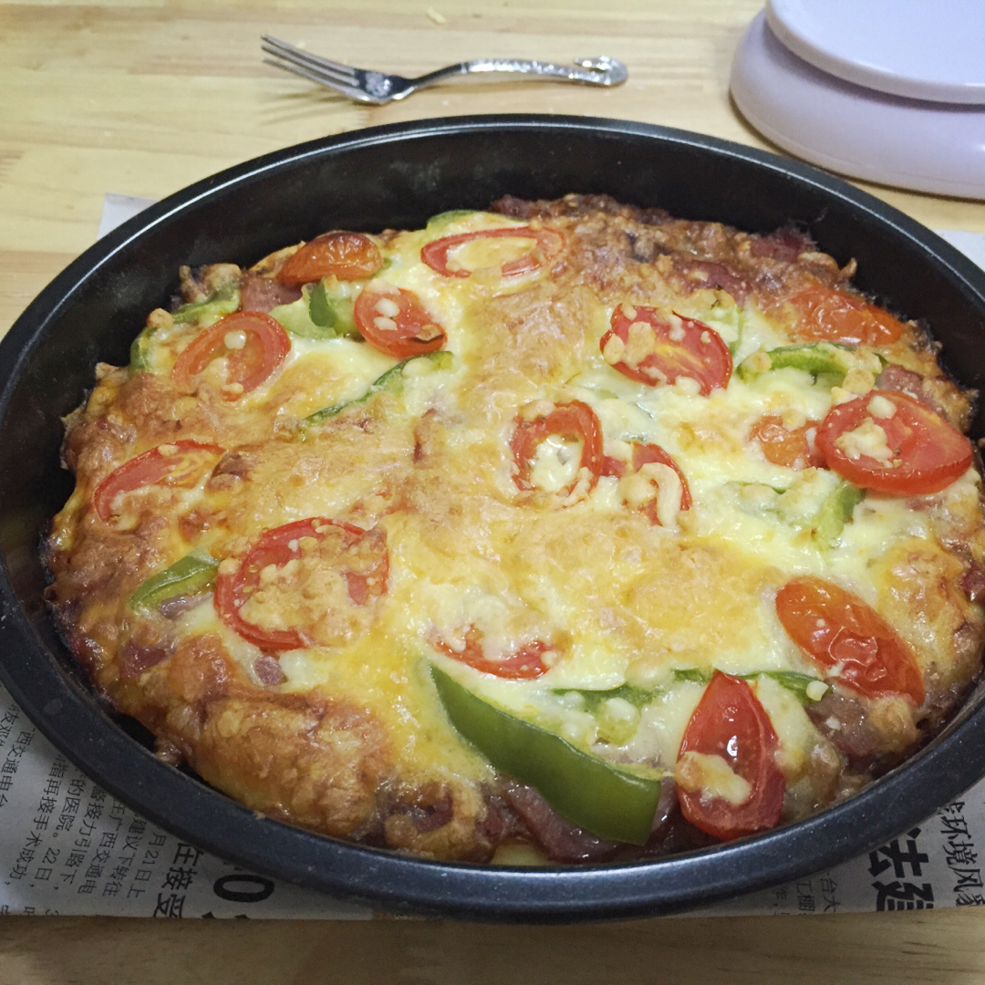 不用酵母的披萨底 No Yeast Pizza Dough