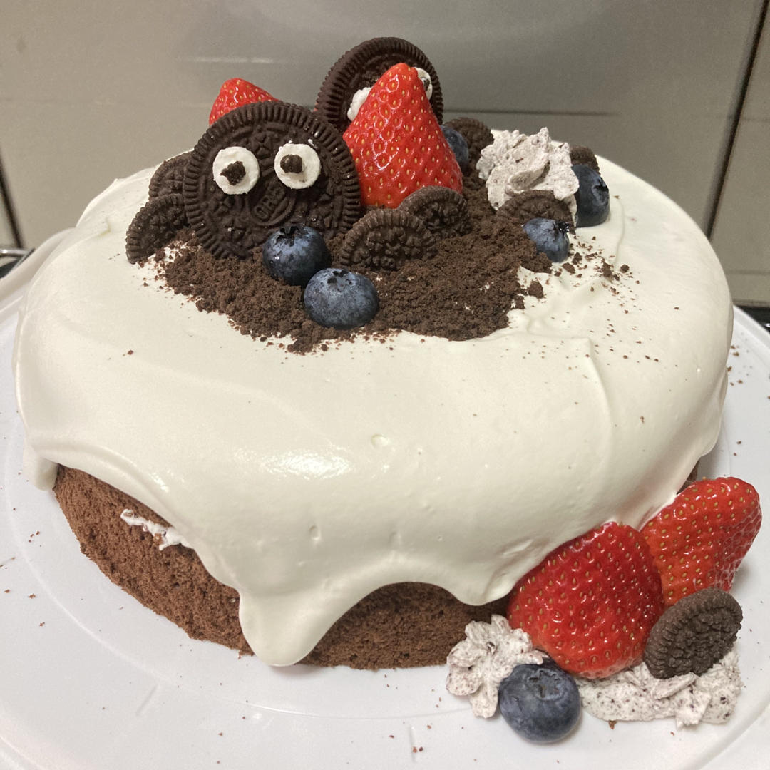 火便Ins的草莓雪崩蛋糕