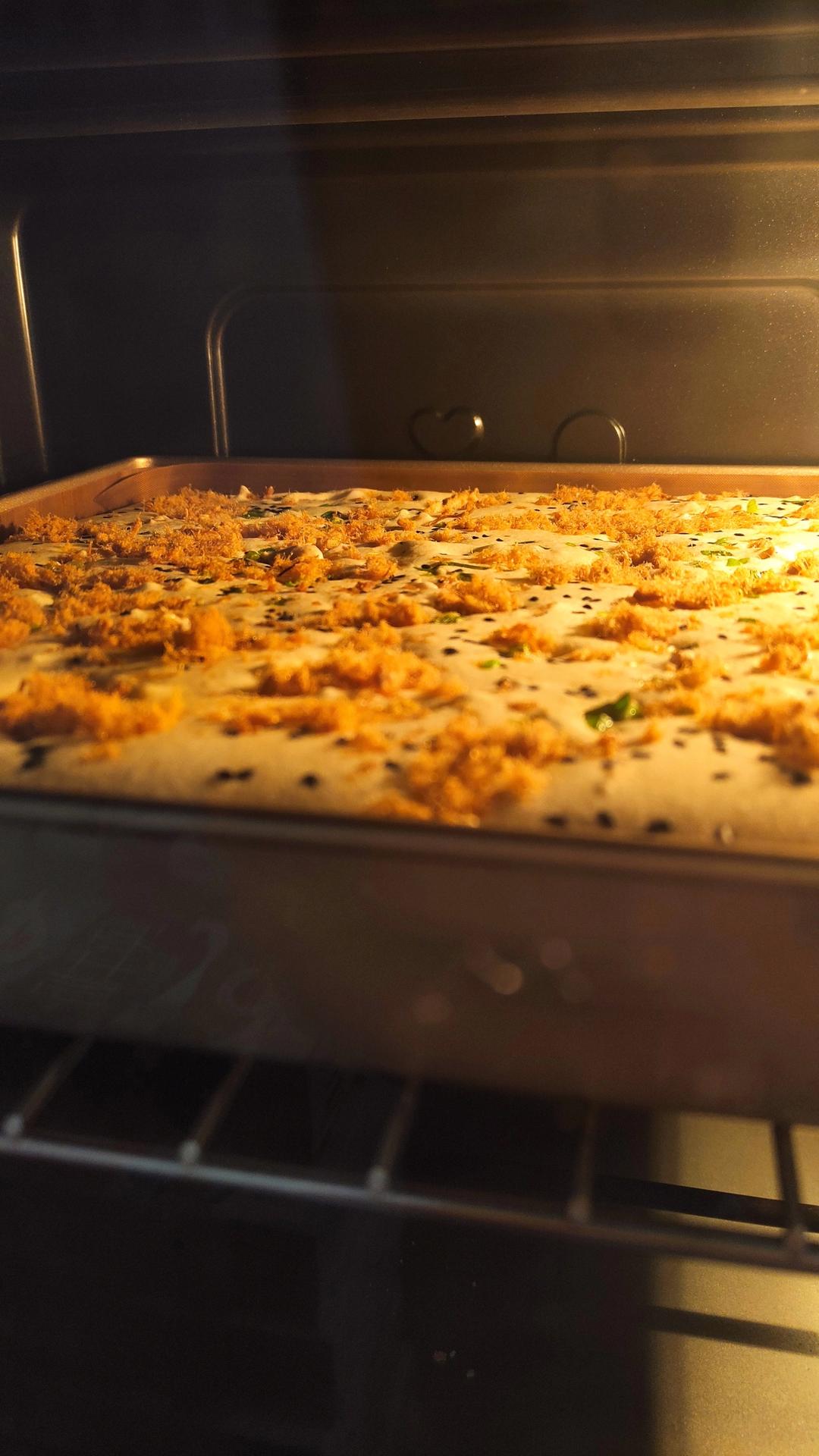 香葱海苔肉松芝麻蛋糕卷