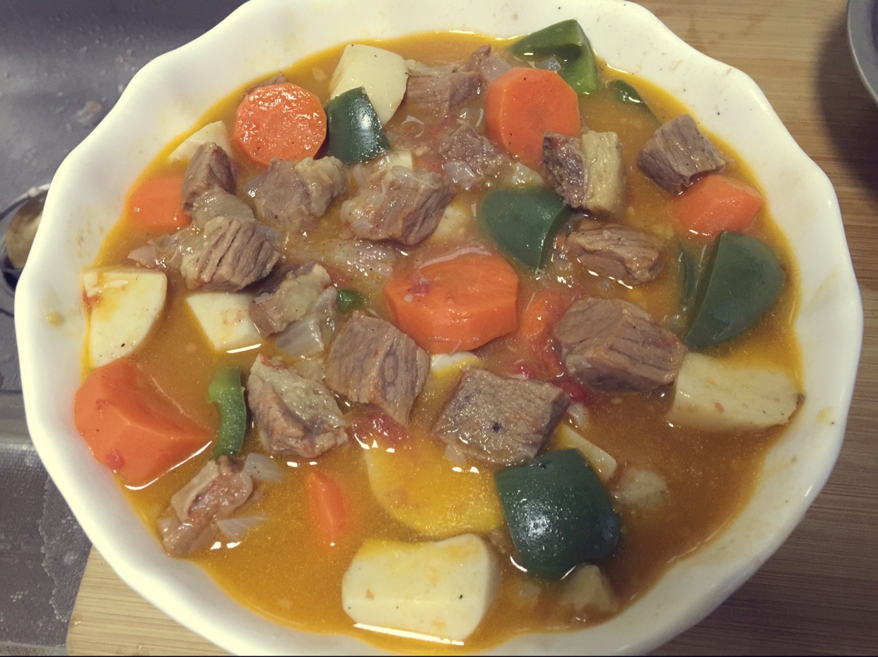 番茄蘑菇炖牛肉