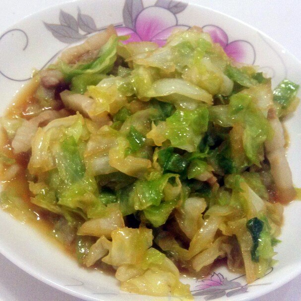榨菜肉丝圆白菜