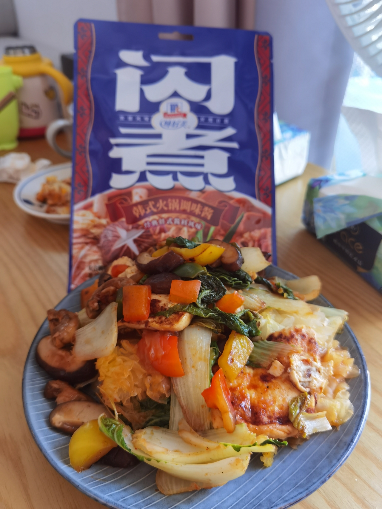韩式银耳豆腐大杂拌的做法