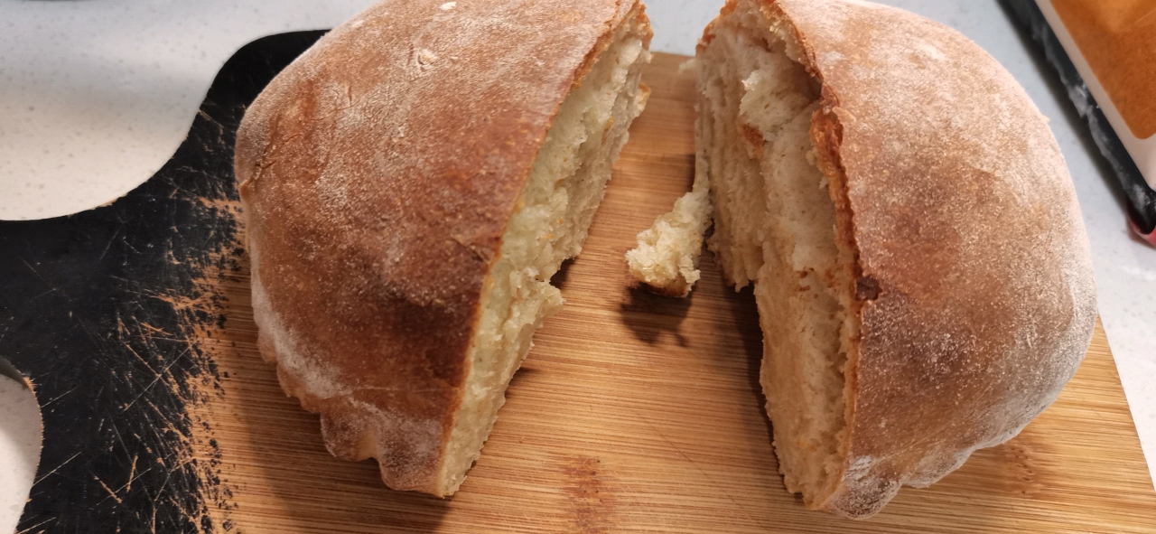 「免揉版」意大利面包中的经典~夏巴塔面包(Ciabatta）
