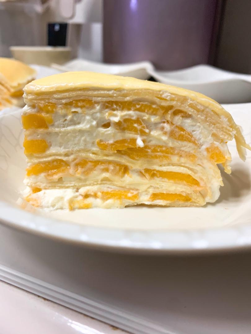 芒果千层蛋糕，100%成功告别煎皮无能