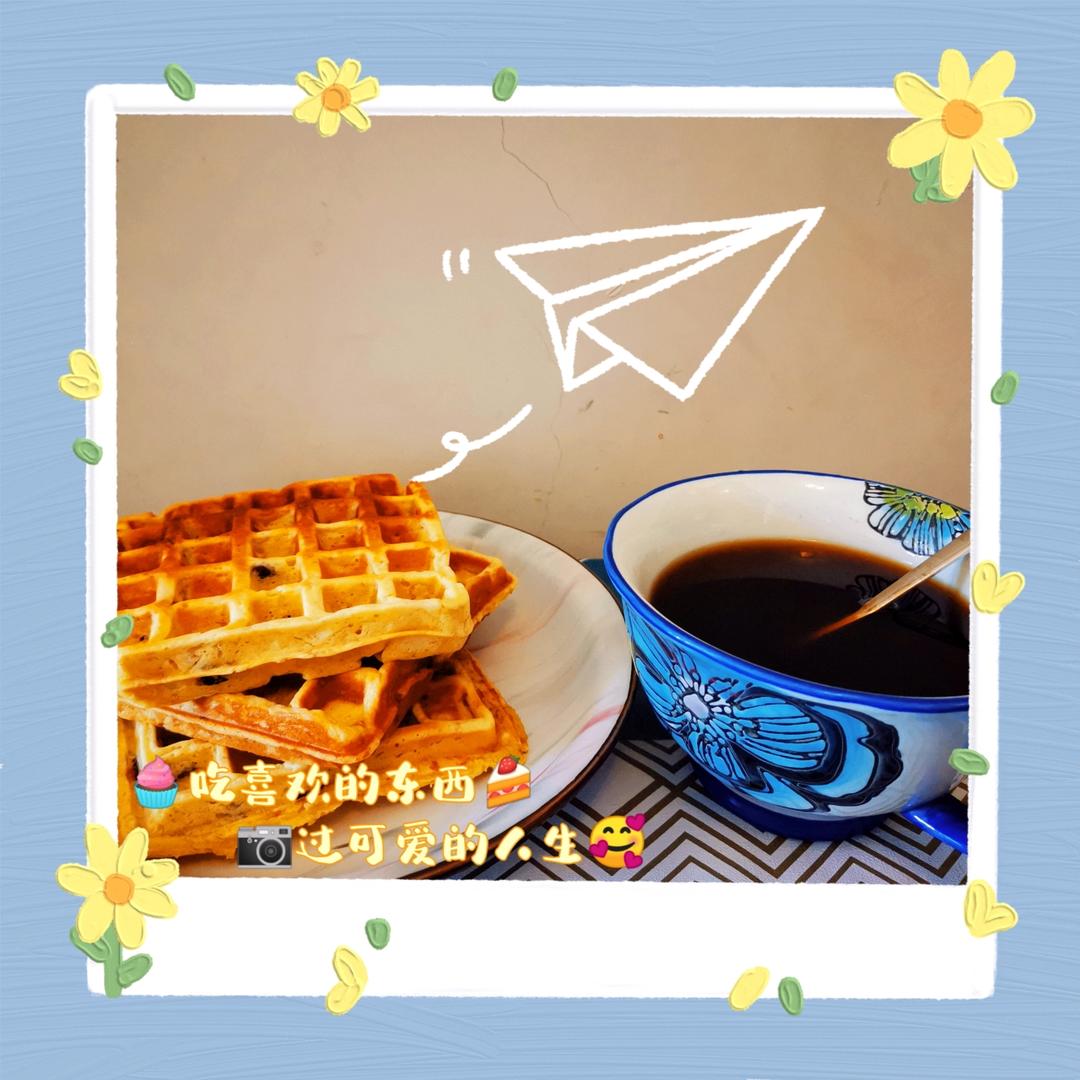 无糖香蕉华夫饼