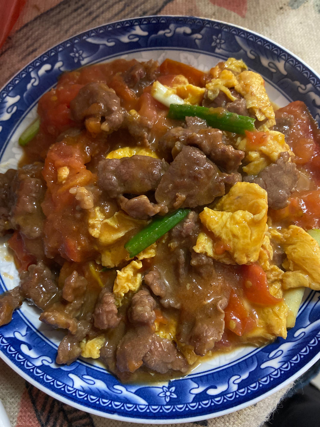 番茄蛋煮牛肉