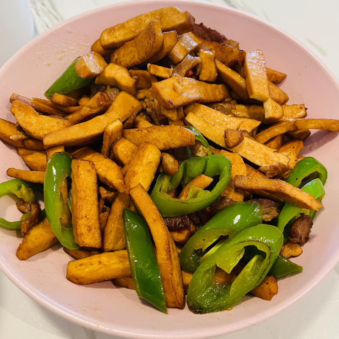 青椒肉丝炒香干