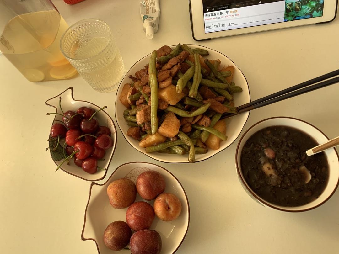 晚餐打卡