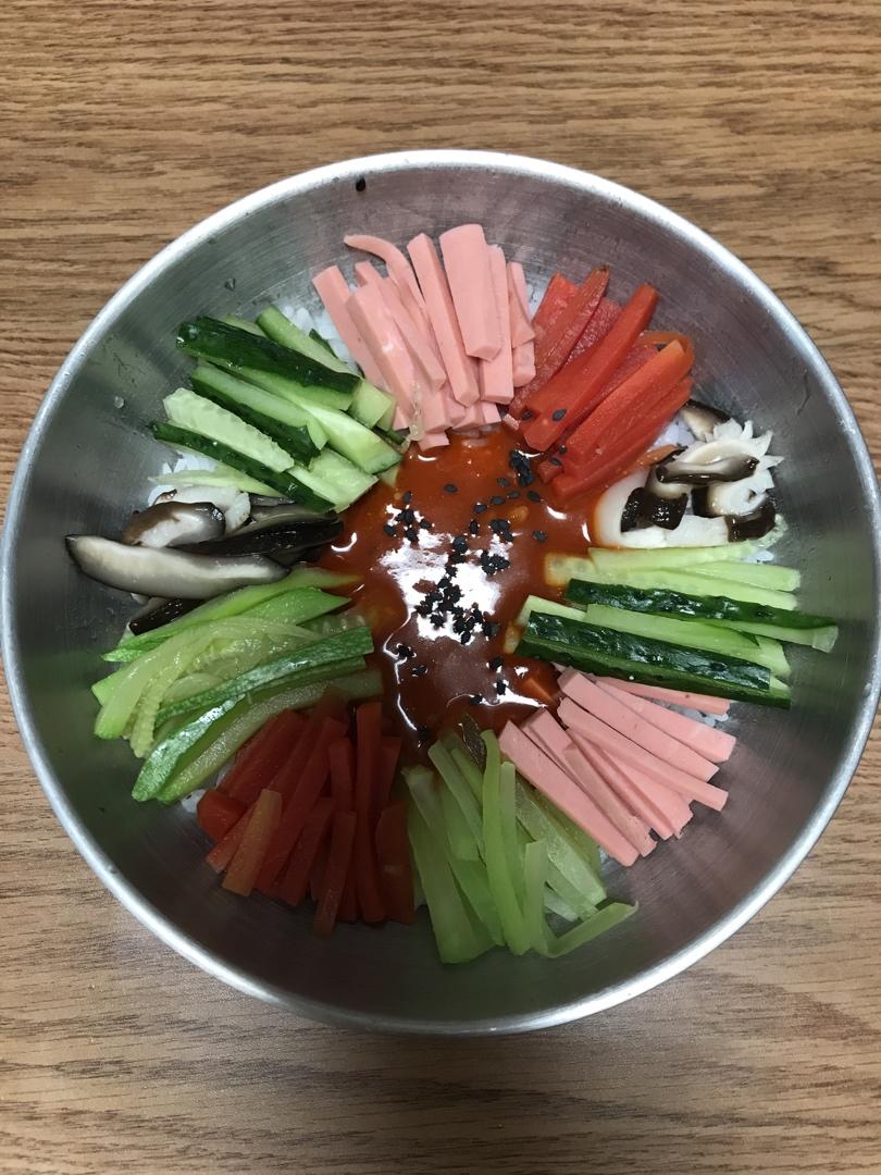 不用石锅的韩式拌饭