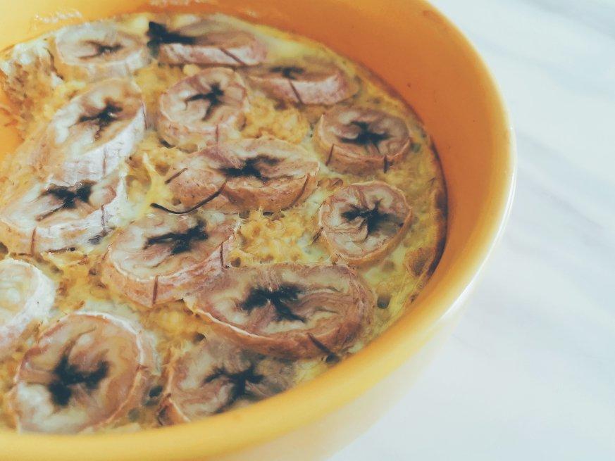 「低脂早餐」香蕉牛奶烤燕麦