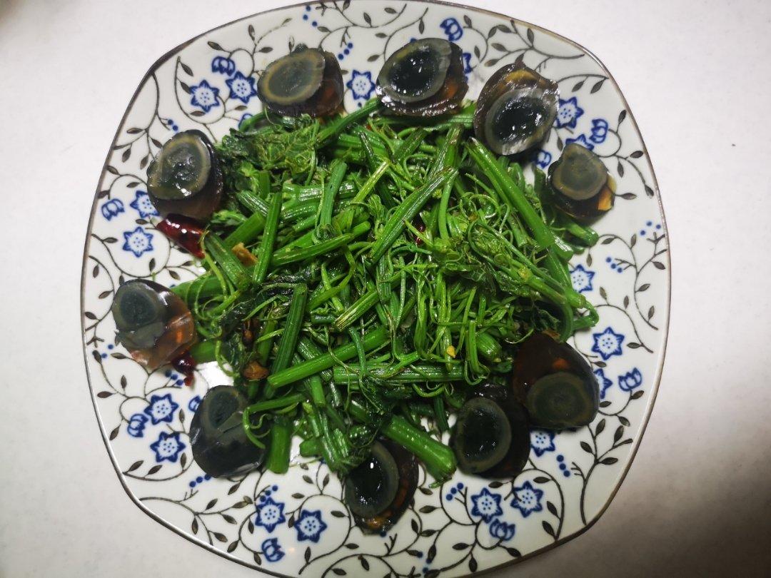 清炒龙须菜
