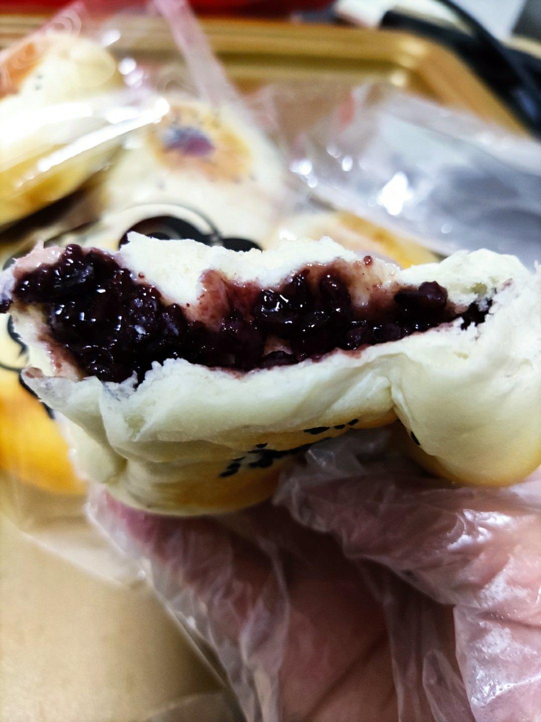 日式红豆包之日式紫米包，软糯清新好吃到停不下来