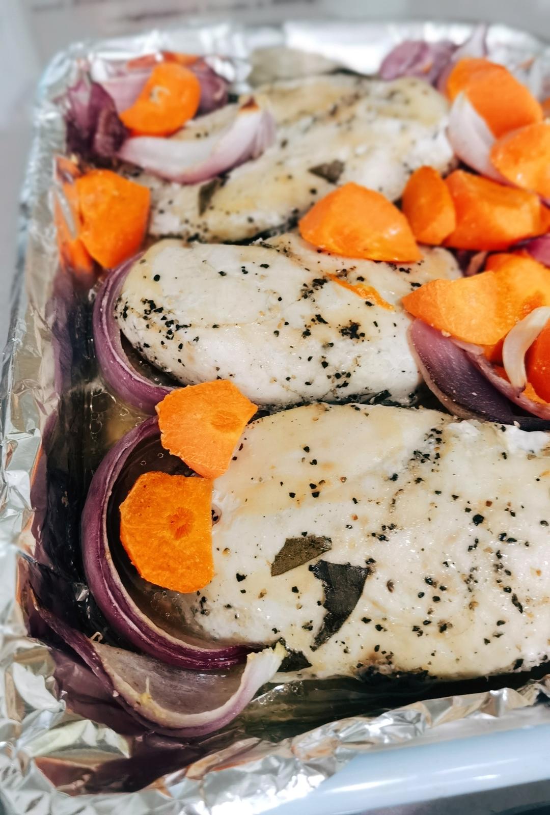 无油香烤鸡胸肉