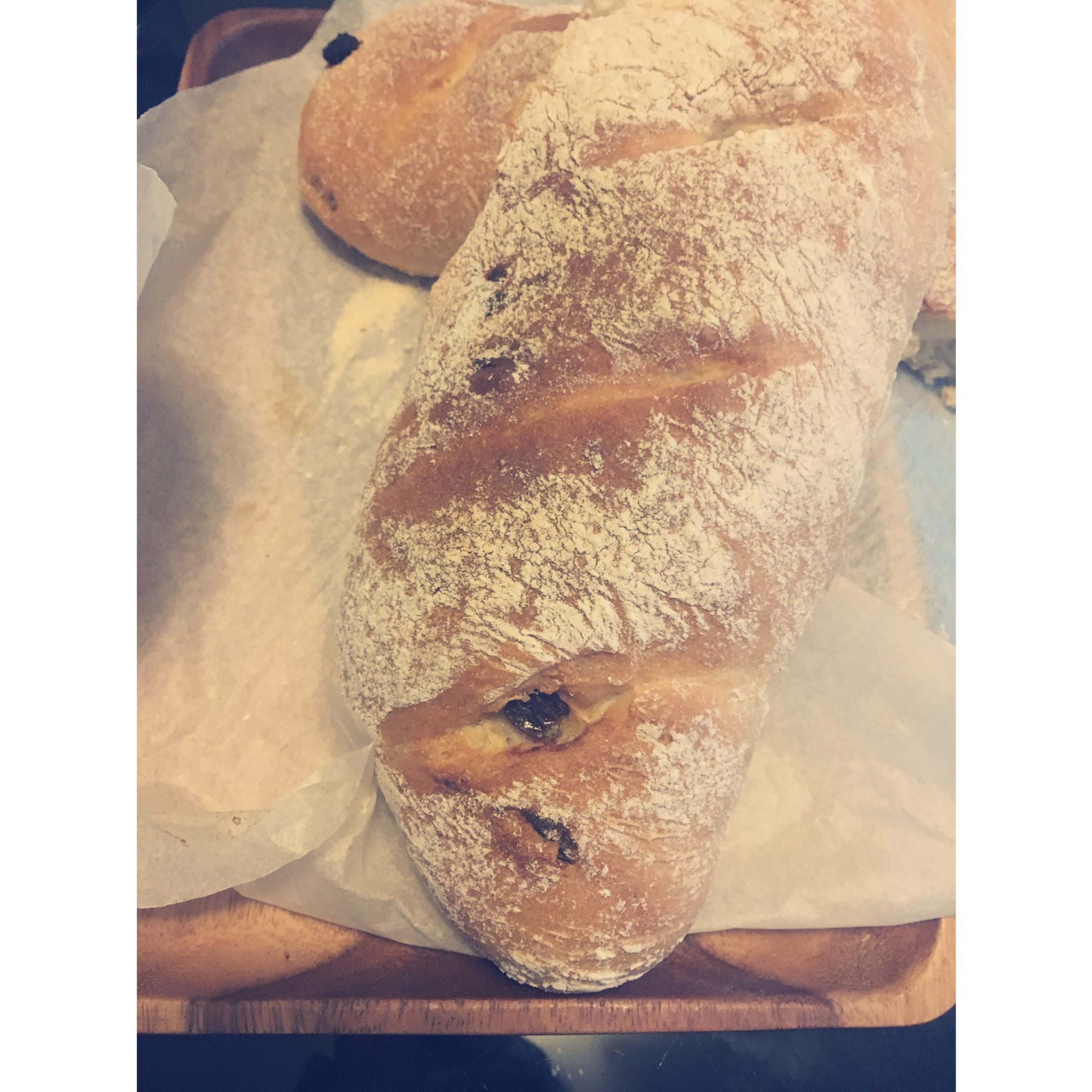 全麦蔓越莓乳酪软欧（附法国老面配方）