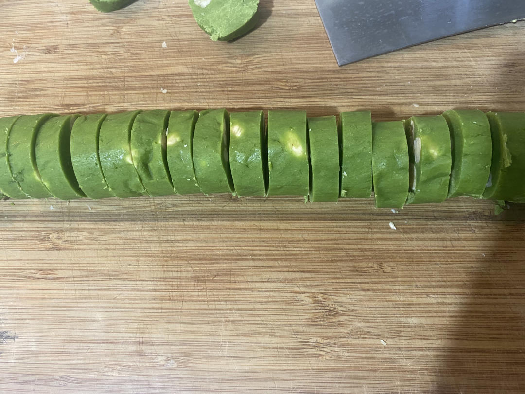 抹茶杏仁曲奇饼干