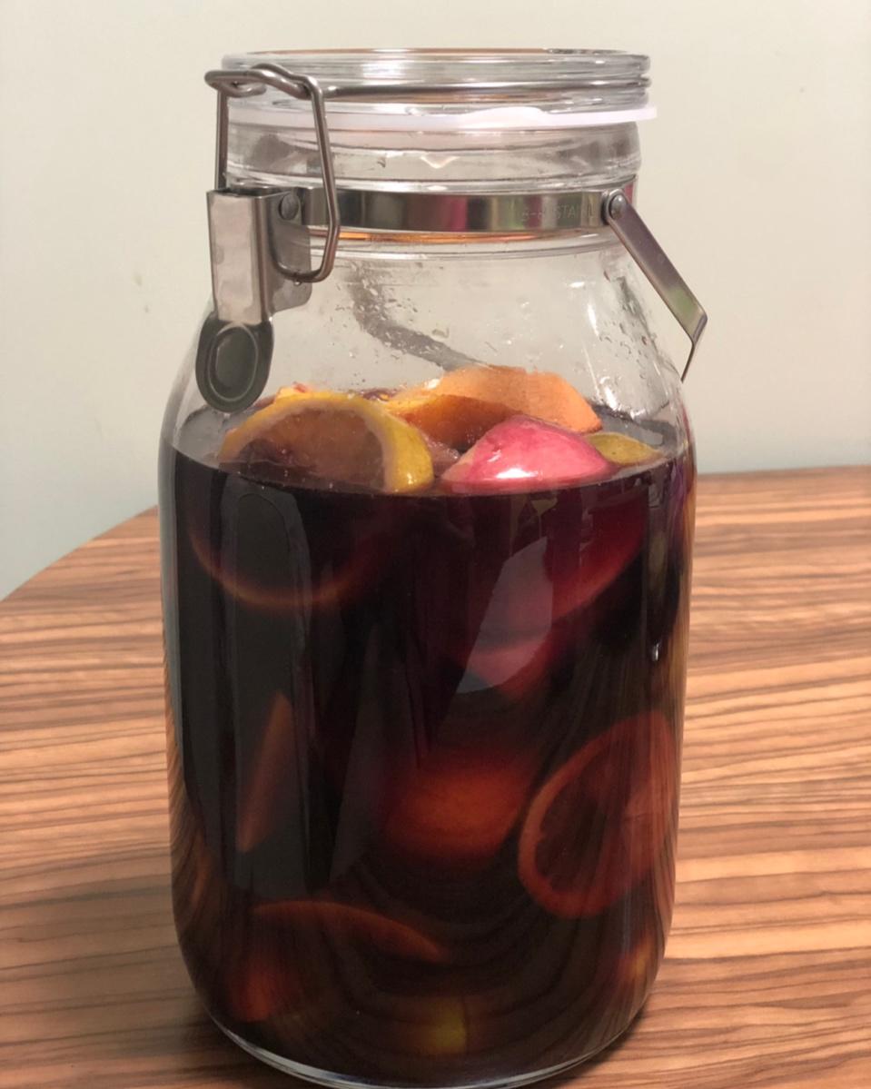yu纪做的超好喝的西班牙果酒sangria