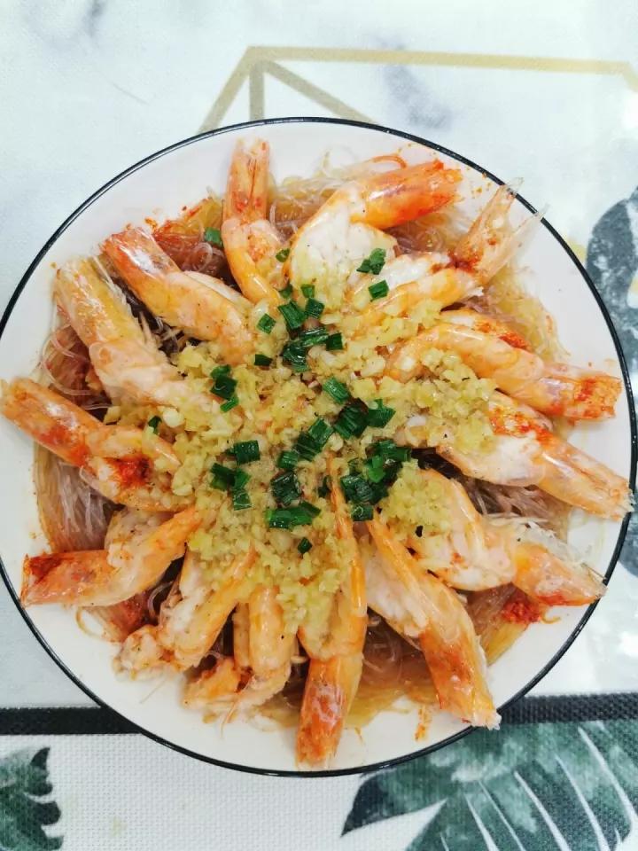 蒜蓉粉丝蒸虾