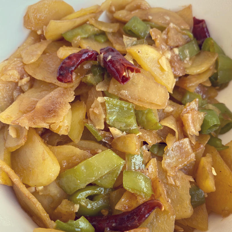 懒人版青椒土豆片