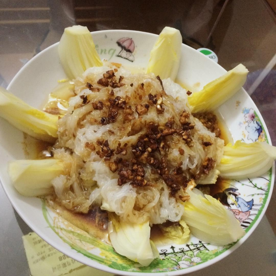 蒜蓉粉丝娃娃菜