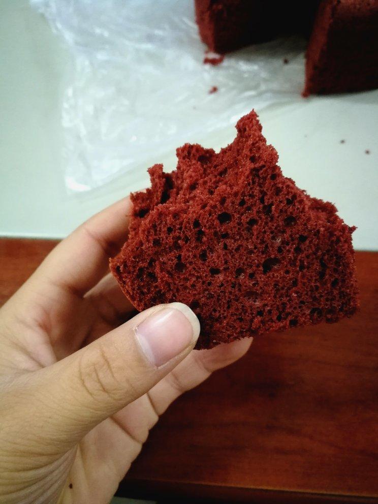 暖心红丝绒蛋糕［6寸绵软戚风版 ］