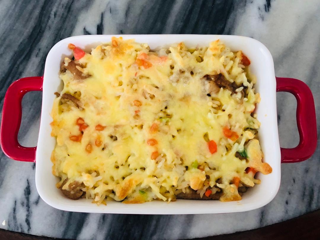 马路上的疯子做的芝士焗饭