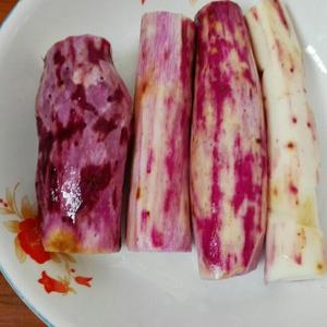 紫淮山红薯糖水的做法 步骤1