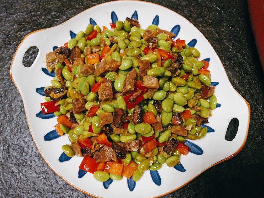 咸肉炒豆米