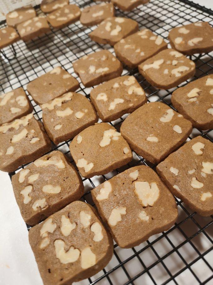 咖啡☕️红糖核桃曲奇