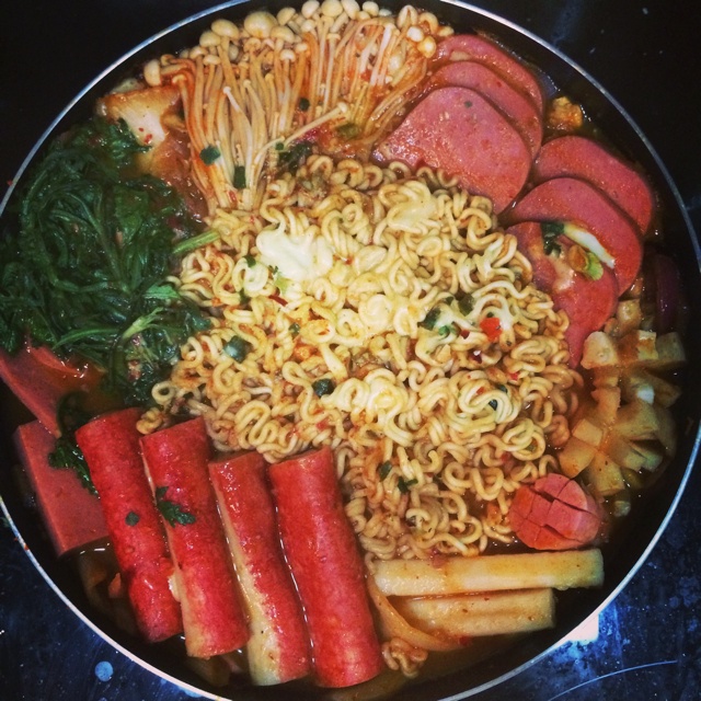 韩式芝士部队锅