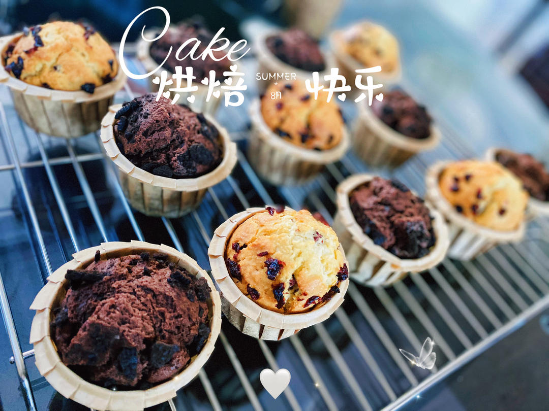 爆炸💥好吃的香浓可可奥利奥麦芬🍫蛋糕