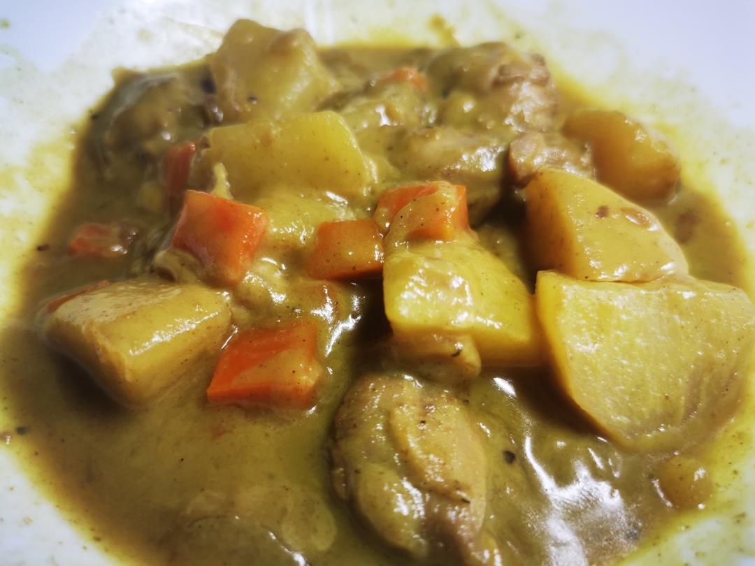 土豆咖喱鸡肉