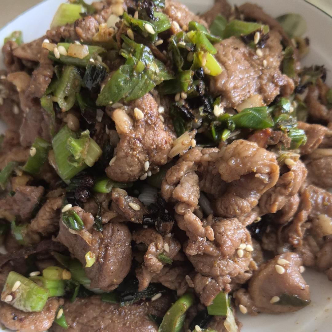 炒了20多年的葱爆羊肉