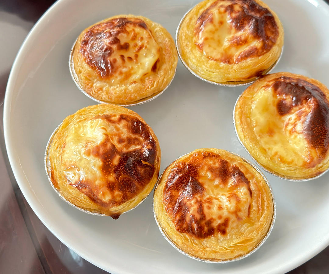 空气炸锅版全蛋葡式蛋挞『秒杀KFC』悠伴空气炸锅