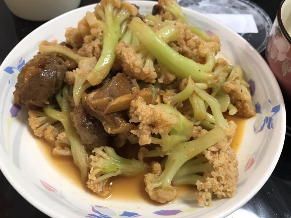 番茄酱焖菜花