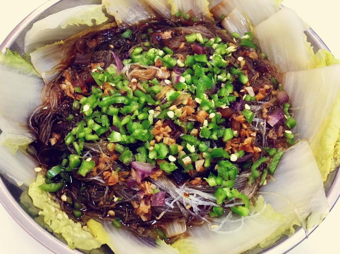 蒜蓉粉丝蒸娃娃菜