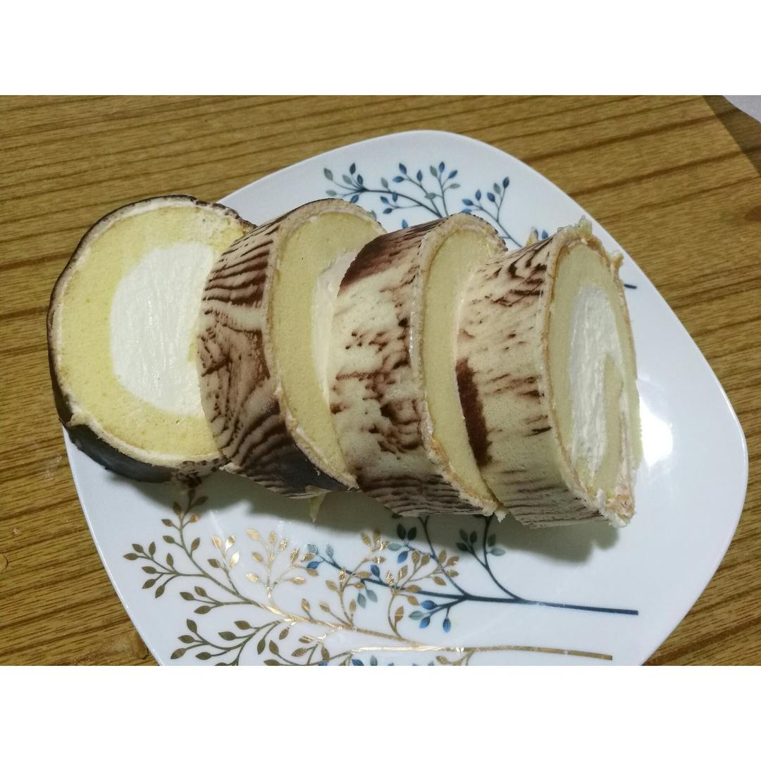 木纹戚风蛋卷