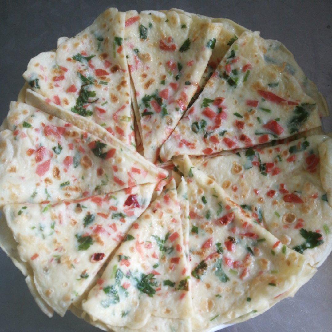 培根香葱鸡蛋饼
