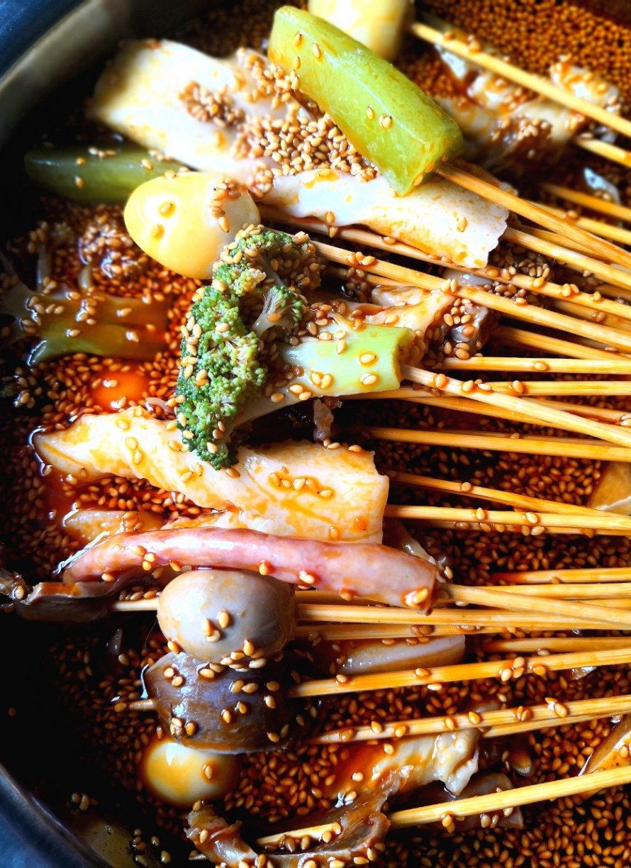 很好吃的冷锅串串