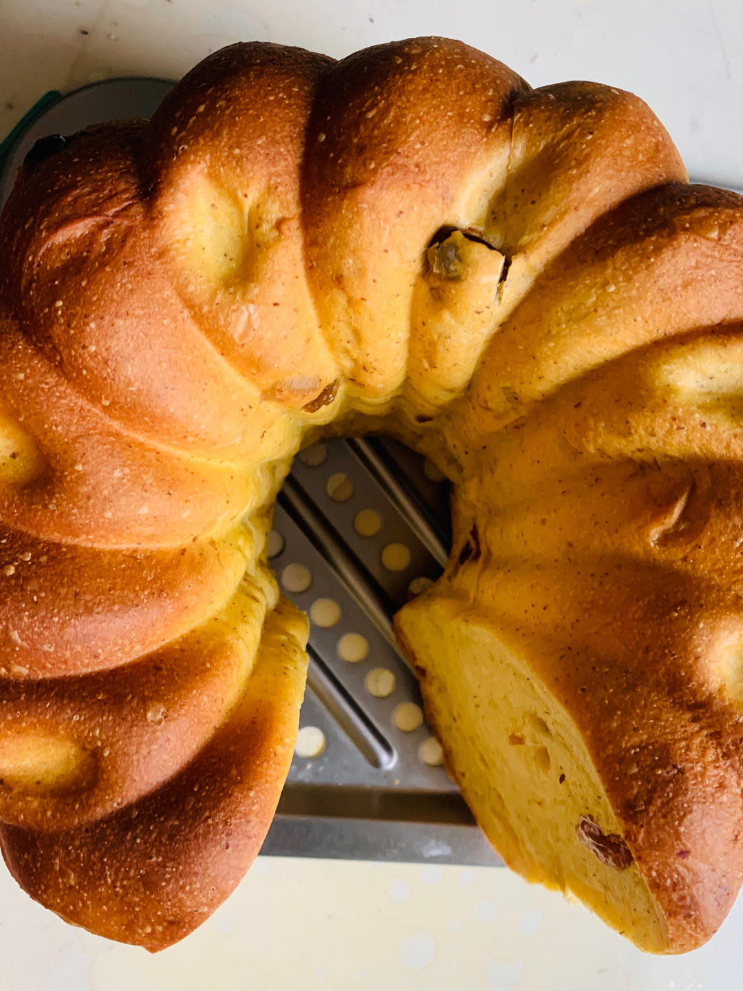 风味独特！造型好看的！咕咕霍夫面包！