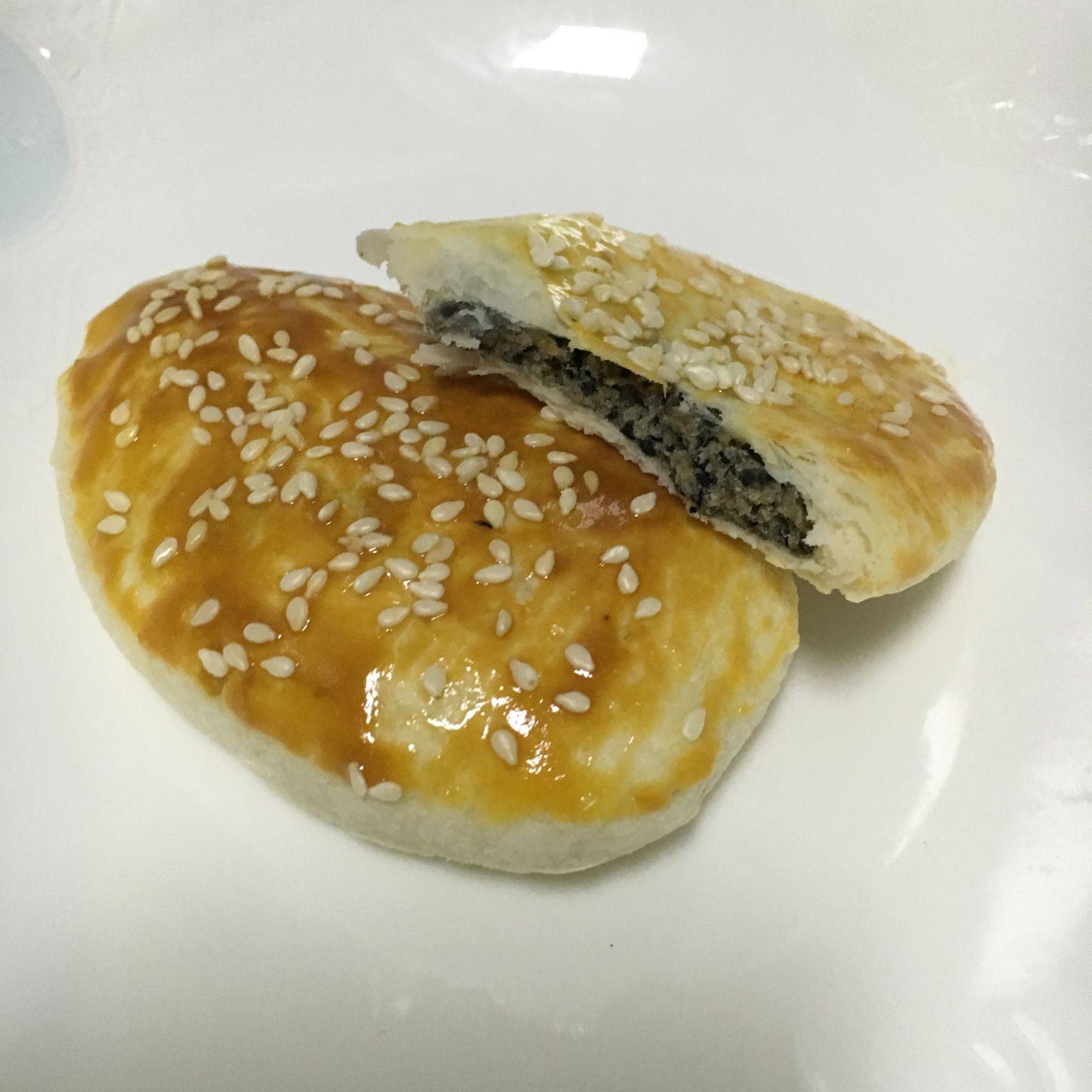 芝麻椒盐牛舌饼（北京小吃）