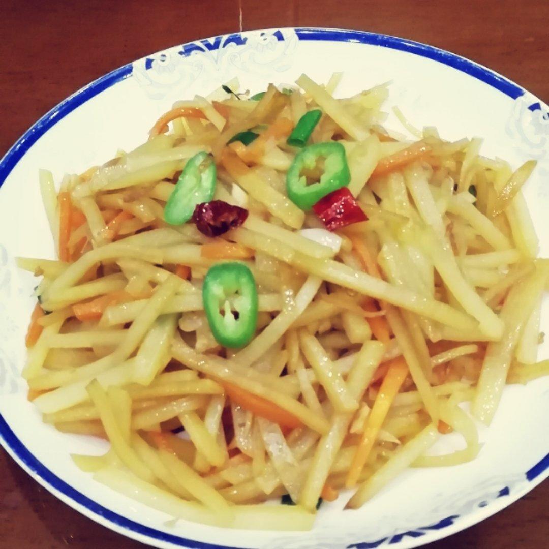 ❗十分钟下饭菜❗酸辣土豆丝❗醋溜土豆丝