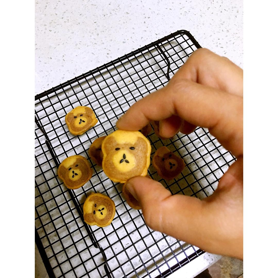 可爱的布朗熊饼干做法
