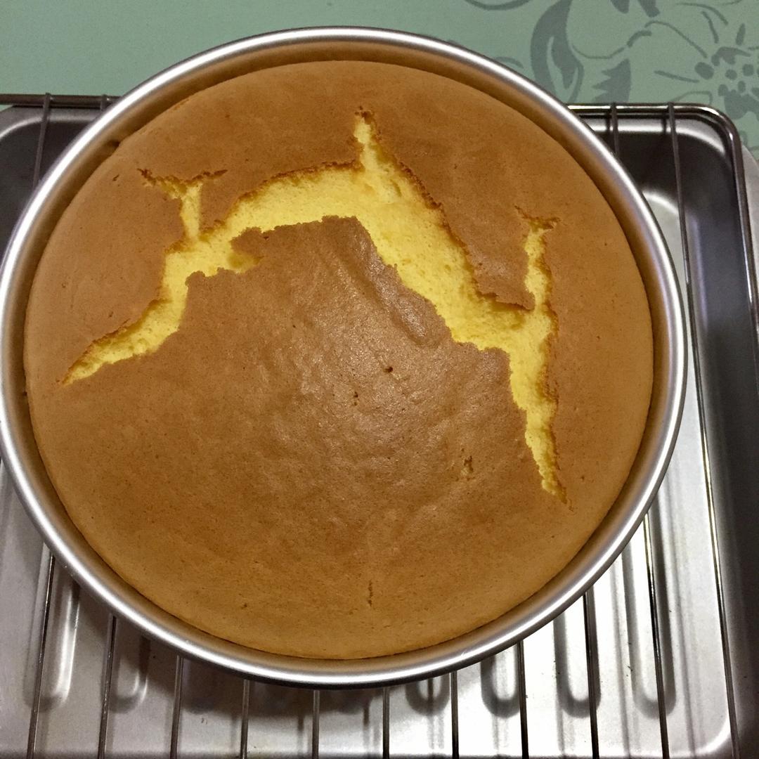 步骤最全面的戚风蛋糕（八寸）做法，成功率高！