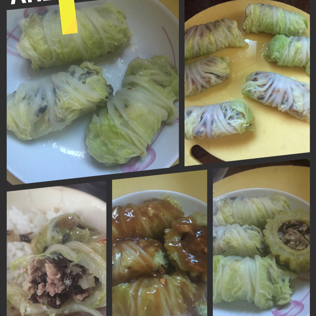 肉酿白菜卷