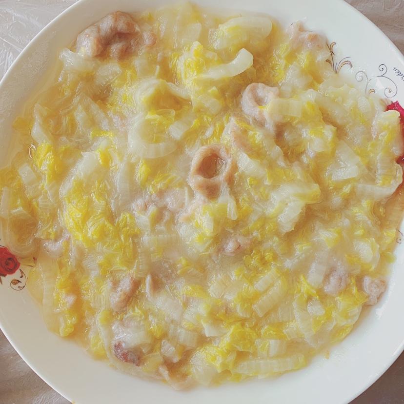 白菜烂糊肉丝