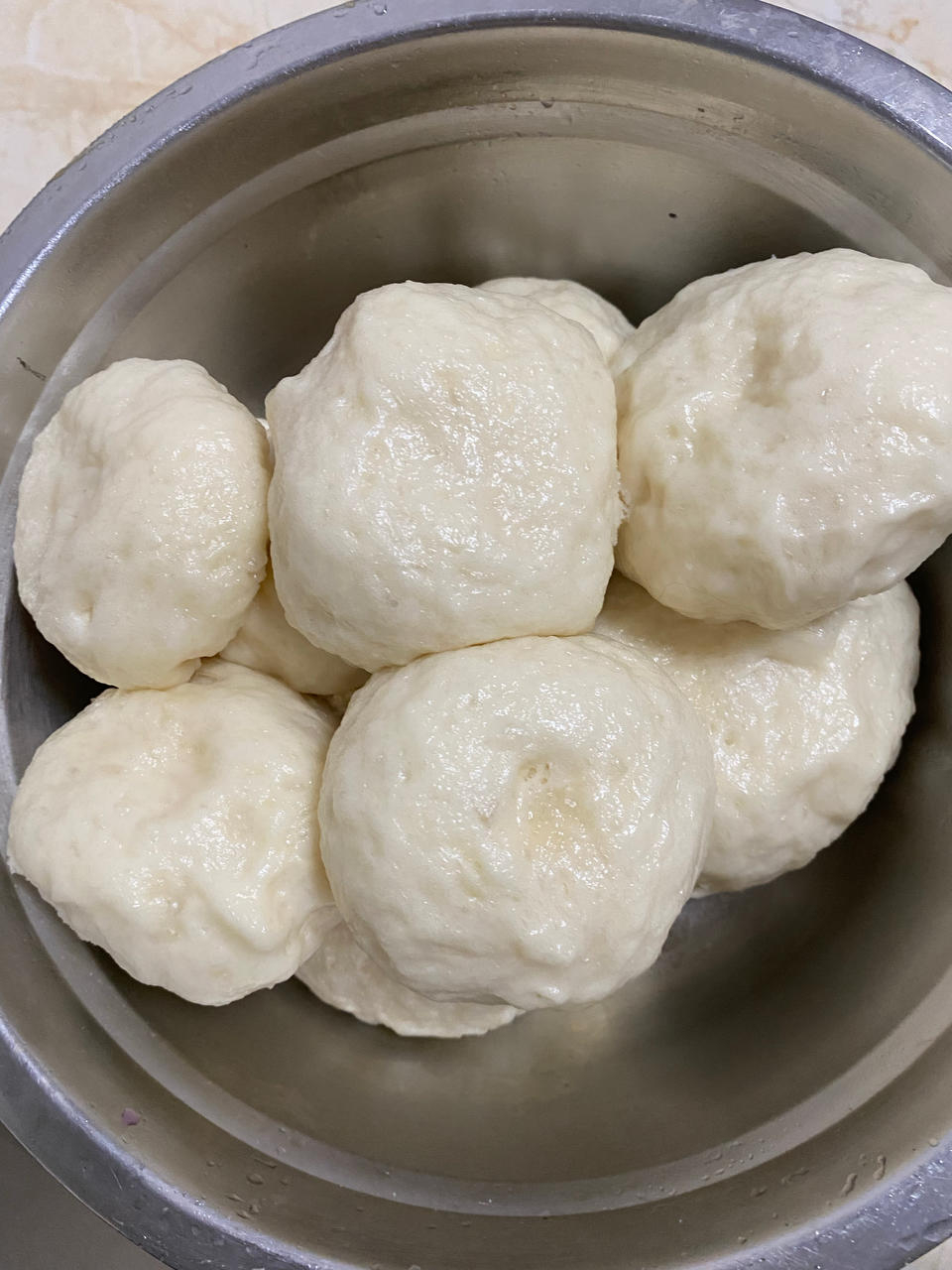 广式馒头（刀切，圆形。馒头。附视频。一次性发酵）