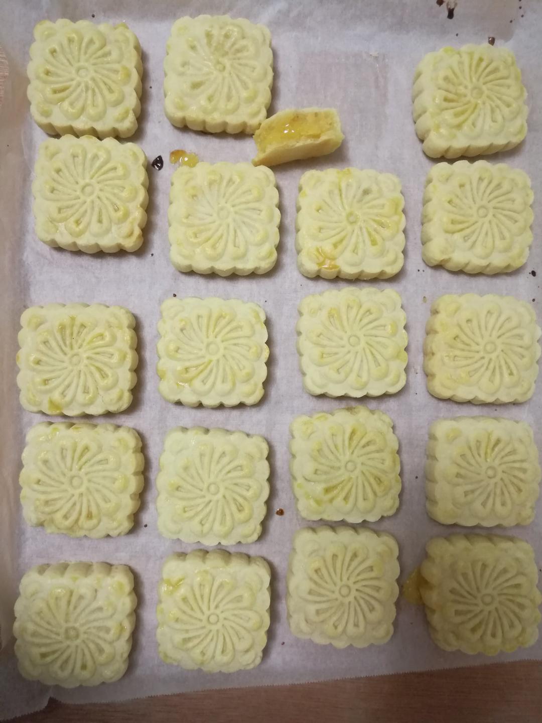 【流心奶黄月饼】 保证成功的流沙般内陷 中秋必备装逼圣品